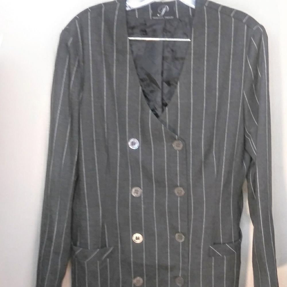 Priscilla Presley Double Breasted Blazer Dress